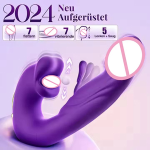 3 trong 1 Hollow vỗ G tại chỗ Vibrator dildo lưỡi liếm cắn Slap Vibrator âm vật kích thích tình dục dildo Vibrator - Product Image 2