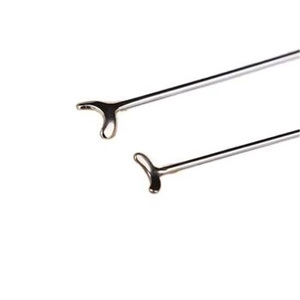 50 pièces de matériel orthodontique clinique dentaire, attaches Roach en fil d'acier inoxydable pour prothèse partielle en acrylique - Product Image 2