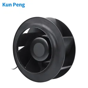 Radial Fan Industrial Ventilation Backward Curved 225mm PWM 0-10V 4Wire 24V 48V DC Centrifugal Exhaust Fan