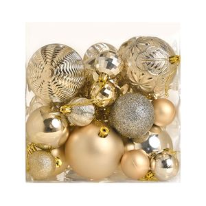 Bolas de Navidad de Plástico Irrompibles, Nuevas, con Formas Especiales, de 4/6/8 cm, Galvanizadas, Impresión a Todo Color, Adornos de Lujo para Fiestas - Product Image 3