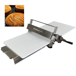Nueva Laminadora Manual Compacta para Masa de Croissant con Rodillo Ajustable, Fácil de Operar para Pequeñas Panaderías <span class=keywords><strong>y</strong></span> Pastelerías - Product Image 1