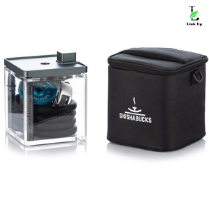 บารากุ Shishabucks รุ่น Cloud Micro ทรงลูกบาศก์อะคริลิก โครงอะลูมิเนียมแบบพกพา สำหรับเดินทาง รถยนต์ ชายหาด กิจกรรมกลางแจ้ง ตั้งแคมป์ สวน - Product Image 2