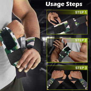 Correas de elevación con purpurina Berserk de <span class=keywords><strong>Anime</strong></span> con logotipo personalizado para hombres, soporte de entrenamiento de nailon resistente para gimnasio, levantamiento de pesas transpirable - Product Image 5