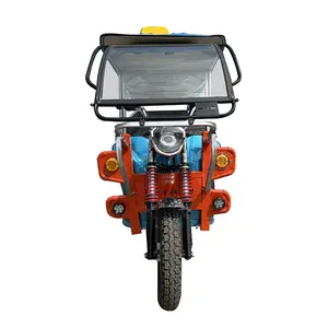 Baterai pemuatan berat manufaktur dewasa membawa barang penumpang taksi untuk sepeda roda tiga listrik harga di india