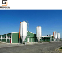 Bâtiment d'élevage laitier moderne en structure acier préfabriquée avec laiterie intégrée et isolation thermique