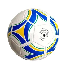 Bola Sepak Ukuran Resmi Lima, PVC Mengkilap Jahitan Mesin, Logo Kustom Grosir, Hadiah Promosi