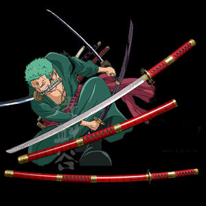 Une pièce Roronoa <span class=keywords><strong>Zoro</strong></span> Cosplay épée Collection Anime Katana jouet épées pour la décoration - Product Image 5