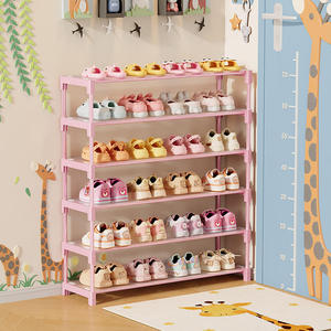 <span class=keywords><strong>Scarpiera</strong></span> in Metallo a 4/5/6 Strati, Porta Borse, Antiruggine, Salvaspazio, Design Smontabile <span class=keywords><strong>per</strong></span> Ingresso Bambini e Soggiorno - Product Image 1