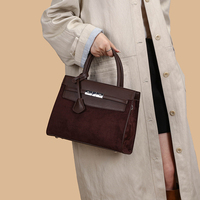 Sacs à main pour femmes de luxe tendance de la mode, multifonctionnels, de haute qualité, en tissu suédé, avec fermeture à glissière, imperméables