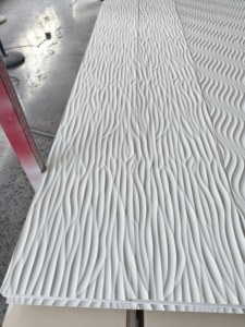 Pannello Murale Scanalato in MDF 600x1200mm <span class=keywords><strong>Spessore</strong></span> 4,75mm Antibatterico per Interni Camera da Letto Soggiorno Cucina Prodotto in Cina - Product Image 2