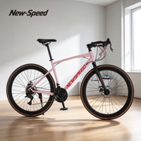 Vélo fixie 700C avec cadre en alliage d'aluminium, vitesse fixe, guidon en drop, vélo de route urbain, vélo de course sur piste