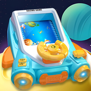 Juguetes Educativos Nuevos al por Mayor, Simulador Eléctrico de Conducción de Automóviles, Juego Educativo de Aventuras de Mesa, Juguete de Volante para Niños, Carreras - Product Image 2