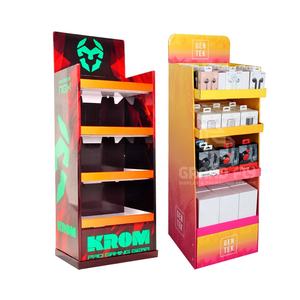 Stand tampilan kardus earbud nirkabel kait kustom konter 2 sisi PDQ Speaker Bluetooth kertas bergelombang rak promosi - Product Image 5