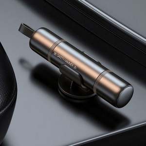 Martillo de Seguridad para Automóvil, Rompevidrios de Emergencia con Luz LED, Herramienta de Escape para Vehículos, Compacta, Dispositivo de Rescate para Conductores y Pasajeros - Product Image 4