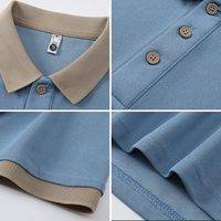Chemises polo personnalisées, Vêtements de travail à revers pour café, Uniforme de serveur de restaurant moderne d'hôtel, Chemises personnalisées à manches courtes