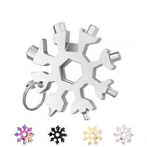 Llave Multifunción con Forma de Copo de Nieve, Mini Destornillador Universal, Abrebotellas, Personalizable - Product Image 1