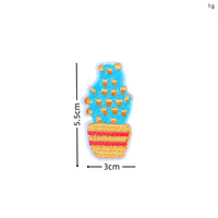 Patchs brodés thermocollants colorés avec motifs de musique, de guitares, de fruits et de glaces pour vêtements, sacs, chapeaux, porte-clés et projets de bricolage