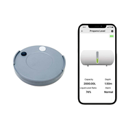 EPTTECH LPG2412-BT Accesorios para Autocaravanas, Sensor Ultrasónico de Nivel de Combustible, Indicador Inalámbrico Magnético de Nivel de Gas para Tanque de GLP