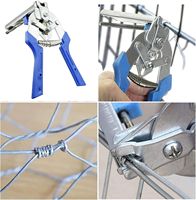 Fournisseur Vérifié Type M Clip Mail Pince à anneaux de fer à viande semi-automatique et manuelle, Outil pour clôtures