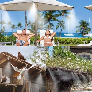 Micro Spray Nozzle Kit 1/2 In PP Material Water Efficient Cooling For Garden Patio Balcony Plant Watering - Product Image 2