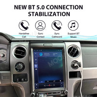 MOOKAKA-Radio de coche de 12,1 pulgadas para Ford F150 2013-2015, reproductor de DVD para coche, reproductor multimedia de vídeo, navegación GPS, unidad principal estéreo para coche