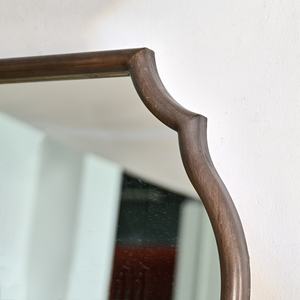 Home Living Room Decor European Rustic Eco-friendly Wooden Wall <b>Hanging</b> <b>Mirror</b> - Product Image 6