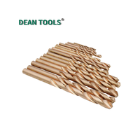 Jeu de forets TCT anti-étincelles de qualité professionnelle industrielle, tige droite de 8 mm pour le perçage du métal