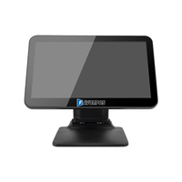 Terminal POS Lipat All-in-One Windows 10 Layar Sentuh Kapasitif Point of Sale dengan Layar Pelanggan untuk Ritel Restoran
