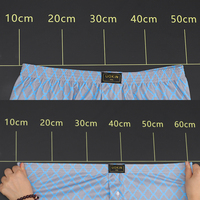 UOKIN Vente en gros en usine Short décontracté d'été à imprimé moyen pour hommes Taille élastique Polyester 100% Caleçon boxeur respirant