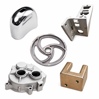 Pièces moulées par gravité et sous vide en fonte ductile OEM QT450 et en aluminium A413 pour la construction de machines, l'agriculture, l'énergie et la quincaillerie