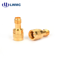 Adaptateur de connexion double interface aérospatiale 50 ohms personnalisé en usine, compatible SMA(Q) mâle vers SMA femelle, version améliorée LWMC