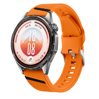 Bandjoy OEM Grosir Tali Jam Tangan Silikon Twill Dua Warna Pengganti Tali Pergelangan Tangan Olahraga untuk Huawei Watch GT7 Pro GT6 GT5