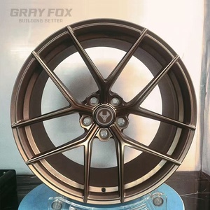 GRAYFOX Jantes forgées personnalisées en bronze à 5 branches, 20, 21, 22 pouces, 5x120, 5x112, 5x114.3 pour <span class=keywords><strong>BMW</strong></span> X5 M, Audi, AMG, Porsche Model 3 - Product Image 1