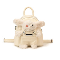 Nouveau Sac à Dos et Sac à Bandoulière Lapin Mignon à Longues Oreilles pour Filles, Sac à Main pour Étudiantes, Cadeau d'Anniversaire, Vente en Gros