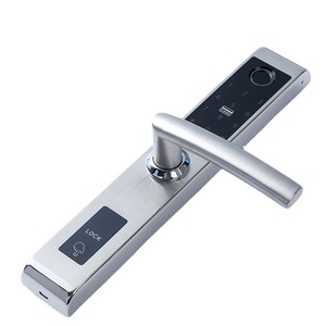 Wenxun Smart <b>Lock</b> Stainless Steel Fingerprint Digital Door <b>Lock</b> For Apartment Hotel Use With Keypad And Card Swipe Function - Product Image 4