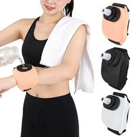 Bouteille d'eau portable pour le sport, course à pied, fitness, cyclisme, marathon, avec logo OEM, à fixer au poignet