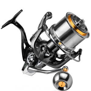 Cnc Spoel 8000-14000 Max Weerstand 18Kg Draaiende Haspel 6 1bb 4.8:1 Verhouding Anti-Slip Chroom Wiel Lange Casting Spinning Visrollen - Product Image 1