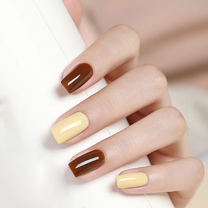 AILANUO Vernis à ongles en gel série marron chaud d'automne 10 couleurs 2 en 1 Couleur de base Vernis à ongles en gel TPO Sans Hema Gel UV pour ongles OEM ODM - Product Image 3