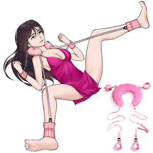 SM секс кровать скованные ноги подушка с флиртовать наручники для взрослых секс-игрушки для пар улучшение сексуального опыта - Product Image 1