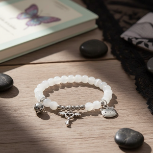 Trending in stile gotico braccialetti di fascino di moda per ragazze in stile coreano con corda di pietra a farfalla vendita calda all'ingrosso - Product Image 3