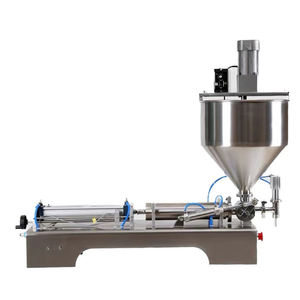 Machine de remplissage pneumatique avec agitateur pour miel, chocolat, sauce chili, pâte de crevettes, beurre de cacahuète, crème, mayonnaise - Product Image 2