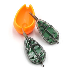 Accessoires de pêche à la <span class=keywords><strong>carpe</strong></span>, <span class=keywords><strong>ensemble</strong></span> de nourrisseurs méthode avec piège à moule souple, plomb, matériel de pêche au gros, cage à appâts, nourrisseur - Product Image 1