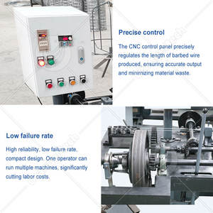 Máquina ORME de Alta Velocidad para Alambre de Púas de Hierro, Doble Torsión, Tipo Concertina, para África - Product Image 3