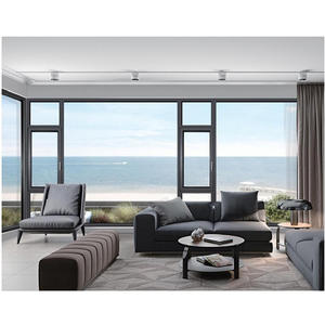 Ventana de aluminio abatible lateral con clasificación para huracanes de Saint Kitts, con cierre de seguridad para niños, para casas y villas - Product Image 1