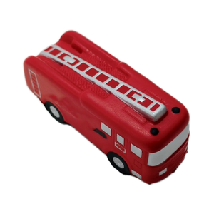 بيع بالجملة لعبة تخفيف كرات تخفيف الضغط من رغوة بو شاحنة إطفاء الحرائق على شكل محرك شعار مخصص هدايا ترويجية لعبة ضغط - Product Image 3