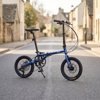 Bicicleta Plegable con Doble Freno de Disco, Mini Bicicleta Plegable a Precio de Fábrica