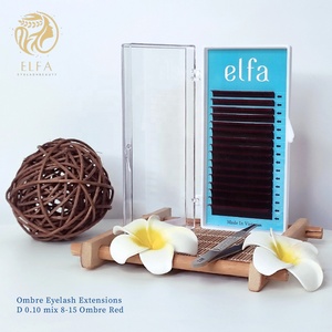 ขนตาปลอม ELFA EF3 ทำมือจากเส้นใยไฮลอน แบบเส้นต่อเส้น ความยาว 6-25 มม. งอนแบบ CC ให้ลุคธรรมชาติ นุ่มฟู บรรจุในถาด ขายส่ง - Product Image 5