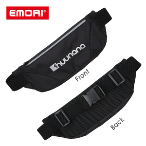 Sac banane multifonctionnel personnalisé pour sports de plein air, en nylon résistant à l'eau, avec fermeture éclair imprimée, pour la randonnée et la course à pied, ceinture réglable - Product Image 2