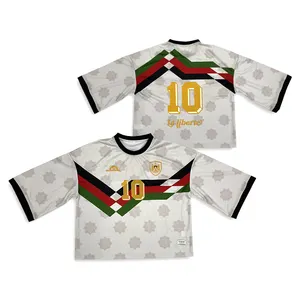 Классические футбольные рубашки на заказ, имитация сублимационной печати, вышивка, дизайн логотипа, Футбольная майка