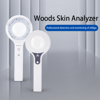 Lampe de Woods portable, analyseur de peau UV, loupe vétérinaire, inspection des couches pigmentaires bactériennes et fongiques, clinique dermatologique